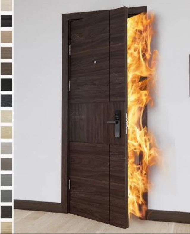 30 Dk Ahşap Yangın Kapısı (Amaca Uygun Dayanım Dereceli)